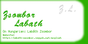 zsombor labath business card
